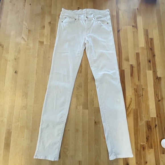 7 For All Mankind Denim - 7 for All Mankind light gray skinny jeans (29)
